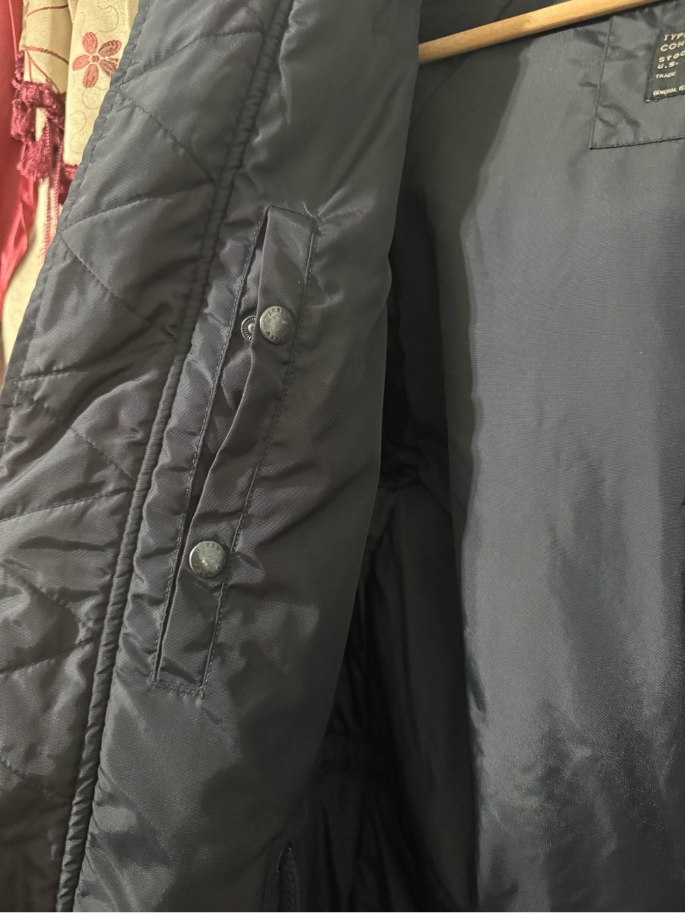 J. Crew jacket Hooded Parka in midnight Navy blue - Picture 13 of 16
